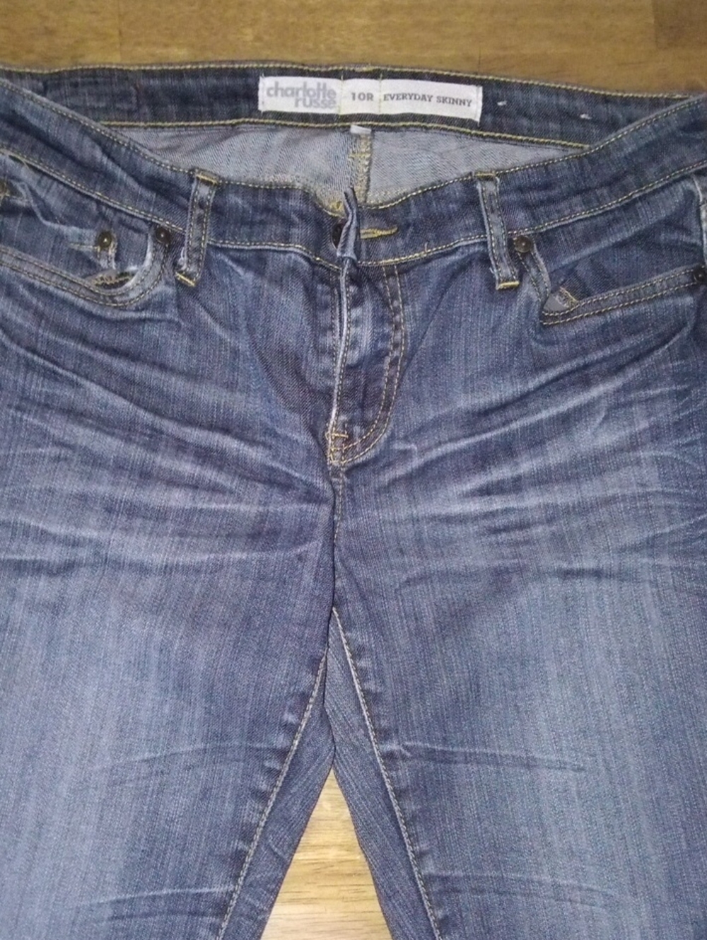 Charlotte Russe Dark Blue Skinny Jeans